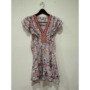 Poupette St Barth Sleeveless Floral Dress Size Large